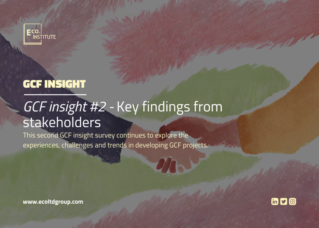 GCF insight #2: Key findings from stakeholders