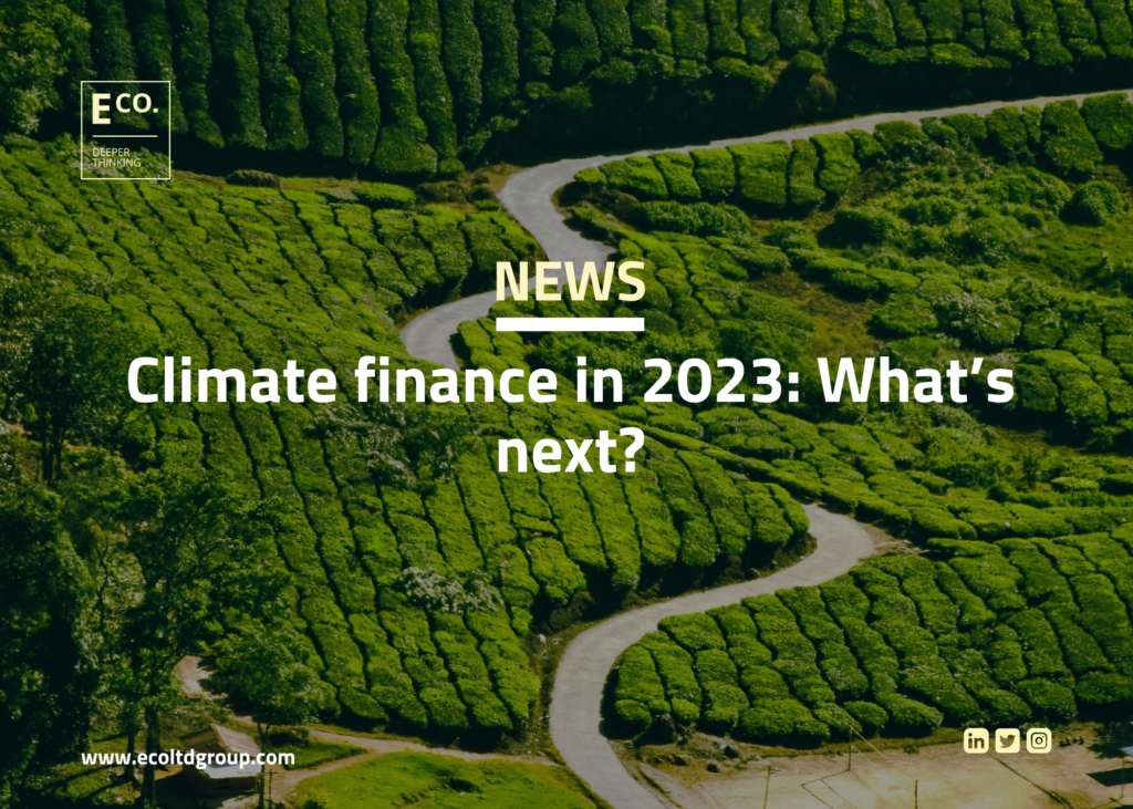 Climate finance in 2023: What’s next?