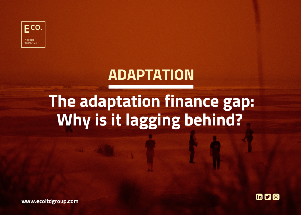 The adaptation finance gap: Why is it lagging behind?