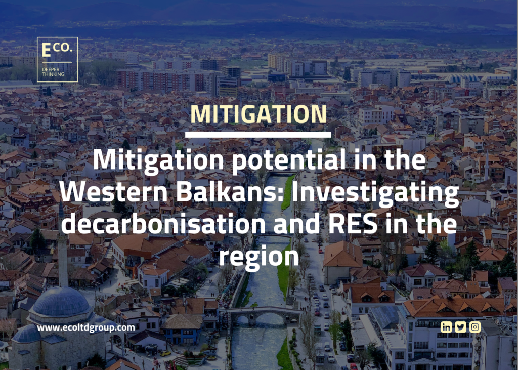Mitigation potential in the Western Balkans: Investigating decarbonisation and RES in the region