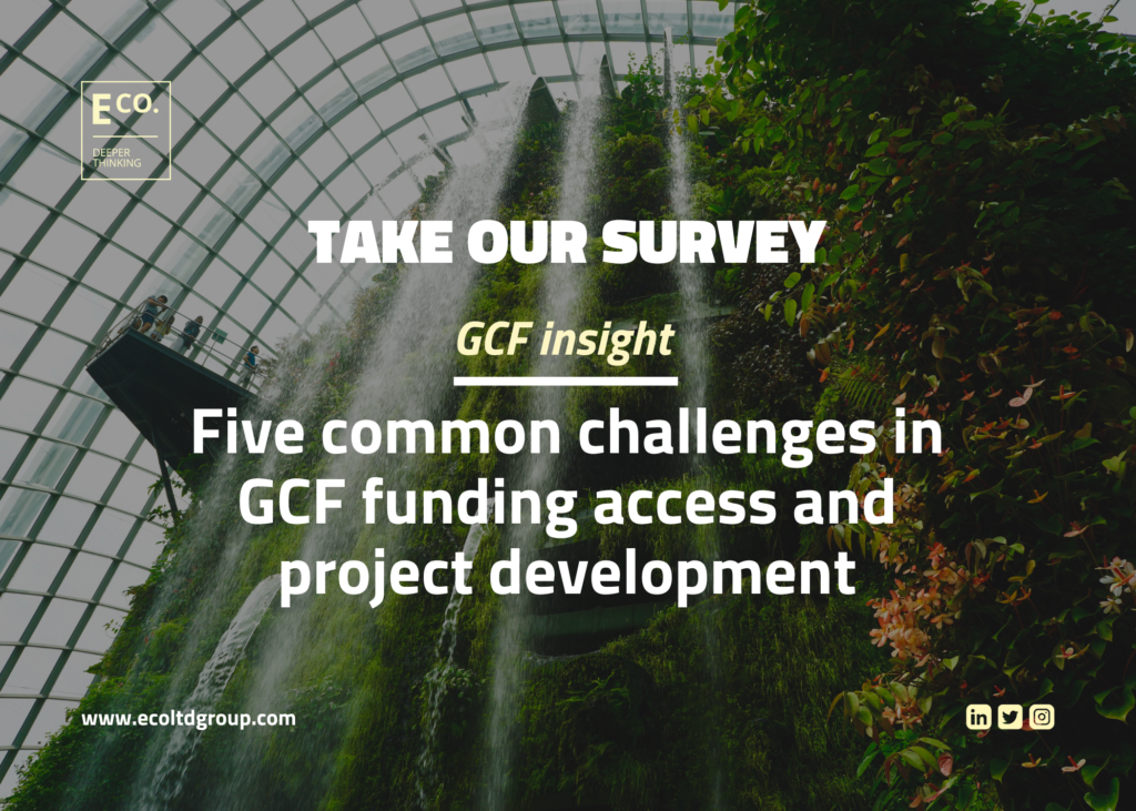GCF insight #24 survey - Five common challenges in GCF funding access and project development